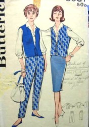 8987 EZ 50S TAPER BOTTOMS, CHEMETTE,SHIRT PATTERN 14 34'';20 40''